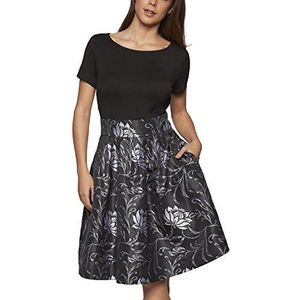 APART Fashion Damesjurk, zwart (zwart-zilver 0), 34