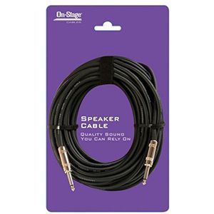 On Stage Stands SP1450 Speaker kabel, 50 ft/15 m