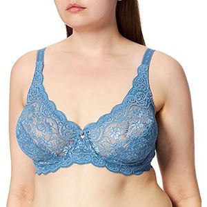 Triumph dames beugel bh Amourette 300 W X, Blue Snow, 70D