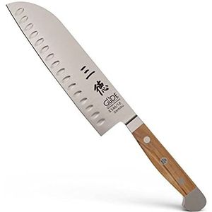 Santoku Messer Kulle Serie Alpha-Olive Länge: 18cm von Güde