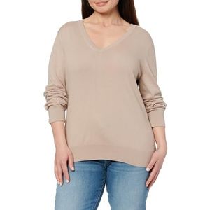 GANT Fijne V-hals, Dry Sand, XL