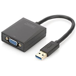 Digitus DA-70840 USB grafische adapter 1920 x 1080 Pixels Zwart