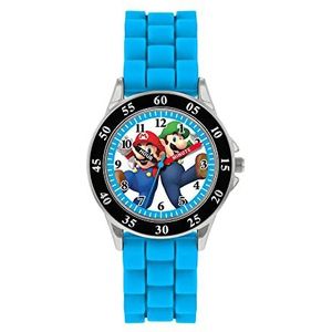 Mario horloge gSM3044, blauw, kwartshorloge