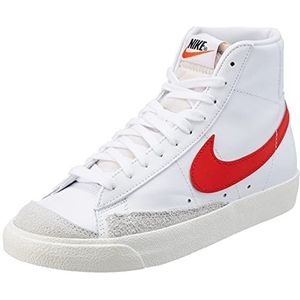 Nike Blazer Mid '77 Vintage, gymschoenen voor dames, White Habanero Red Sail, 35.5 EU