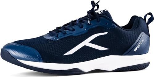 HUNDRED Infinity Pro Badmintonschoenen (niet-markerend) | Ook perfect voor squash, tafeltennis, volleybal, basketbal en binnensporten | Lichtgewicht en duurzaam | X-Cushion