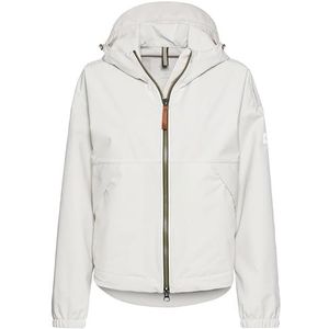 camel active Windbreaker voor dames van gerecycled polyester, parelwit, 48