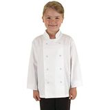Whites Chefs Apparel Kids Childrens Jas Witte Kraag Neck Coat Grote 8-10 jaar