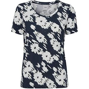 ICHI T-shirt voor dames, Total Eclipse Flower Print (201163), S