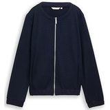 Tom Tailor - Sweatvest - Sky captain blue - Met Structuur