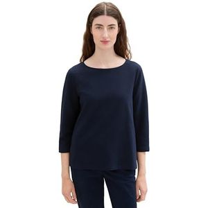 TOM TAILOR T-shirt voor dames, 10668 - Sky Captain Blue, M