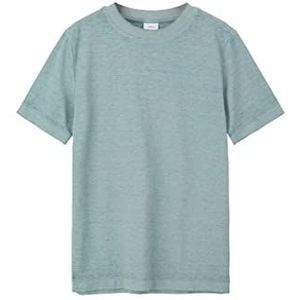 s.Oliver T-shirt voor jongens, korte mouwen, blauwgroen., 140 cm