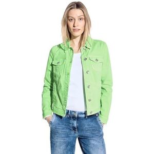 CECIL Dames B212154 jeansjack in kleur, matcha limoen, L, Matcha Lime, L