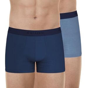 Eminence - Set van 2 Boxershorts - Blauw/Lichtblauw - Stretchkatoen - XXL