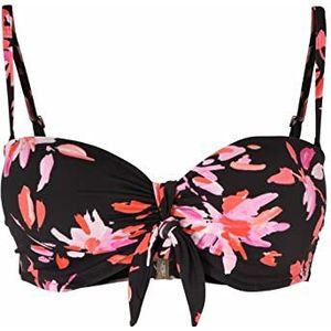 Tamaris Ascha Bikini-bovenstuk voor dames, Pink Flower Aop, 42 / A