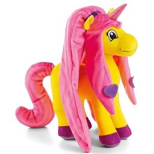NICI knuffeldier Lissy PONY Eenhoorn Dilara 17cm geel - Zacht speelgoed gemaakt van pluche, schattig pluchen knuffeldier om mee te knuffelen en te spelen, voor kinderen en volwassenen - 49971