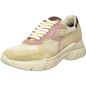 HIP Shoe Style for Women HIP Donna D1199 Sneakers voor dames, beige roze, 38 EU