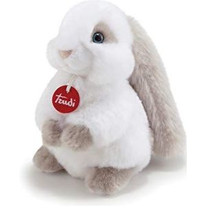 Trudi TUD23704 Rabbit White/Grey Small