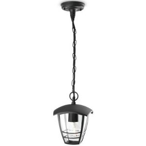 Philips Creek Plafondlamp voor Buiten - Inclusief Lichtbron - 60 W - IP67 Weerbestendig - Zwart