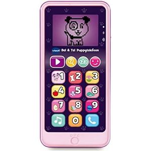 VTech Bel & Tel Puppytelefoon - Baby Telefoon - Interactief Mobieltje - Educatief Babyspeelgoed