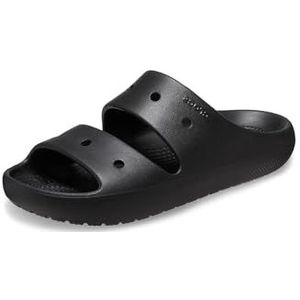 Crocs Klassieke sandaal voor volwassenen, uniseks, V2, Zwart, 39/40 EU