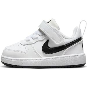 Nike Court Borough Low Recraft (TD), sneakers, wit/zwart, EU 21, Wit Zwart, 21 EU