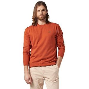 La Martina - Men's wool-blend sweater, Tangerine Tango, Man, 4XL