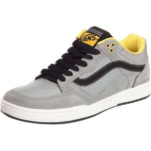 Vans Fontana VOZA6KX klassieke sneakers voor heren, Grau Mid Grey Yellow Black, 44.5 EU