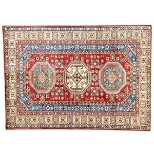 Eden Carpets Kazak Super Rug Handgeknoopt Bangle, Wol, meerkleurig, 150 x 209 cm