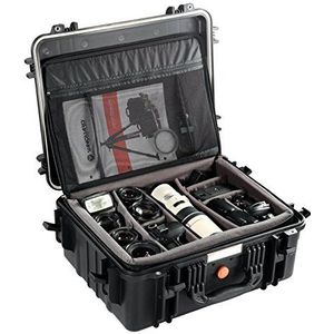 VANGUARD Supreme 46D Waterdichte Camera Case met Verwijderbare Divider System, Zwart