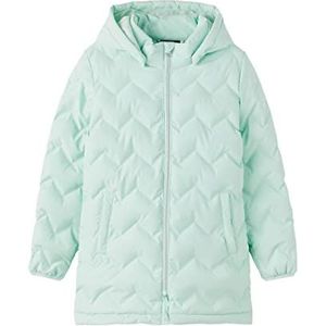 NAME IT Nmfmalene Puffer Jacket Camp Jacket voor meisjes, icy morn, 104