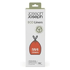 Joseph Joseph - Eco Liners - Afvalzakken - Grijs - 50 L - 20 Stuks