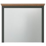 trendteam smart living - Spiegel wandspiegel - Stanton - montagemaat (BxHxD) 77 x 68 x 6 cm - kleur dennengroen met Evoke eiken - 220945004