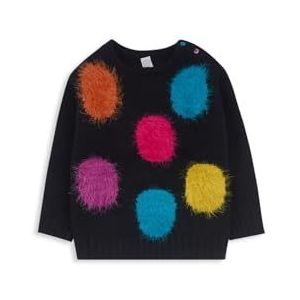 Tuc Tuc trui voor meisjes, Zwart, 6 Maanden