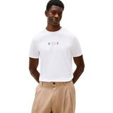 TOMMY HILFIGER Shirt 'BRAND LOVE'  navy / rood / wit