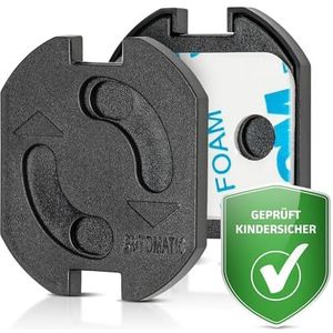 Stopcontactsbeveiliging, zwart, 20 stuks