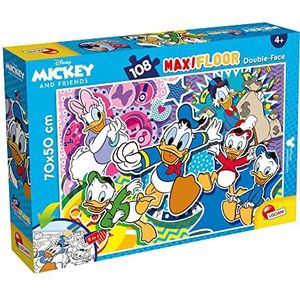 Lisciani Giochi - Disney Puzzle DF Maxi Floor 108 Donald kleur, 91782
