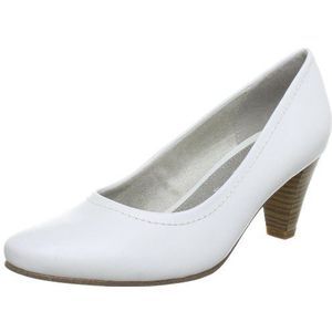 Jana Mode, Pumps voor dames, Weiß Wit 100, 37 EU