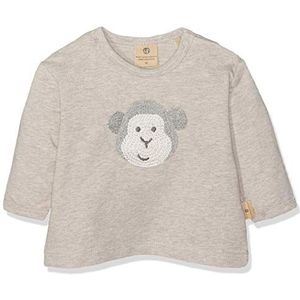 Bellybutton mother nature & me Baby-jongens sweatshirt, Beige (walnoot melange|beige 8138), 50 cm