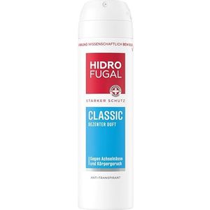 Hidrofugal 09725-01000-30, Classic Spray ml sterke antitranspirant bescherming met discrete geur, deodorantspray voor betrouwbare bescherming zonder ethylalcohol, duurzame frisheid, 150 ml