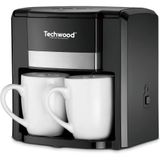 Techwood TCA-206 Duo koffiezetapparaat + 2 kopjes