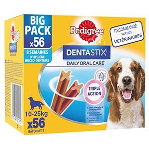 PEDIGREE 124231/2021 Dentastix hoofddeksels - voor middelgrote honden - 1440 g