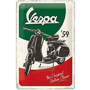 Vespa Original - Metalen Wandplaat