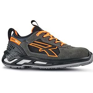U-Power - Baskets de sécurité basses avec renfort anti-shock RYDER - Usage général - ESD S1P SRC 45 Gris/Orange