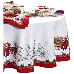 Kussenhoes - Gobelin - Pasen - Groen - Met konijntjes - 45 x 45 cm