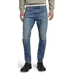 G-Star Raw 3301 Slim Jeans Jeans heren,Blauw (Antiek Vervagen Oasis Ripped 51001-d498-g128),29W / 34L