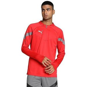 Puma TeamFinal Training 1/4 Zip Top Heren rood/zilver, L