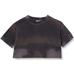 Champion T-shirt voor meisjes en meisjes, Zwart, 11-12 jaar