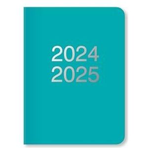 Letts of London Dazzle A6 academische 2024/2025 dag op een pagina met afspraken dagboek - Turquoise