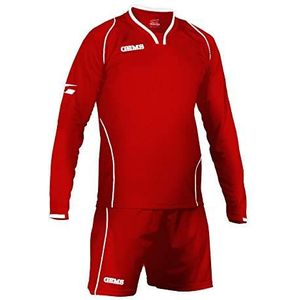 GEMS Montana Trainingspak, uniseks, rood/wit., 4XS