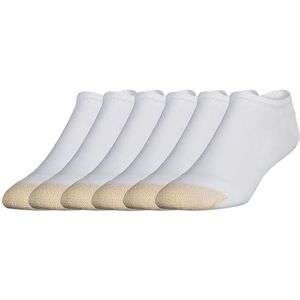 Gold Toe Sokken voor heren, Wit (6 paar), X-Large